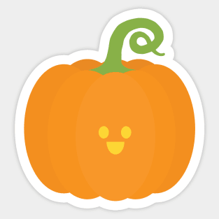 Happy Jack O' Lantern Pumpkin Sticker